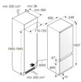 ASKO RBC597SND1 Chladnička s mrazničkou šírka 700mm