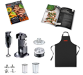 Bamix BBQ deluxe 200 w, tyčový mixér, čierny
