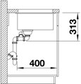BLANCO SUBLINE 340/160-U - ľavý