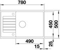 BLANCO ZIA XL 6 S Compact