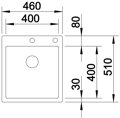 BLANCO CLARON 400-IF/A Durinox® 