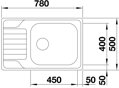 BLANCO DINAS XL 6 S Compact