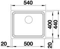 BLANCO ETAGON 500-U 