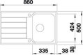 BLANCO CLASSIMO 45S-IF 