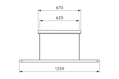 BORA Horizon závesné svietidlo fixed – black