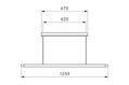 BORA Horizon závesné svietidlo move – black