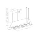 ELICA IKONA MAXXI PURE BL MAT/F/120