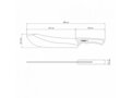 Tramontina Churrasco Black - nôž na maso - FSC - 25 cm