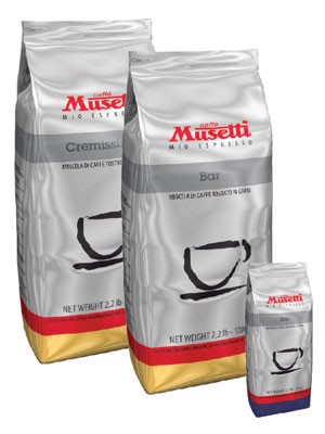 Musetti Cremissimo 73% arabika, 27% robusta 1000g