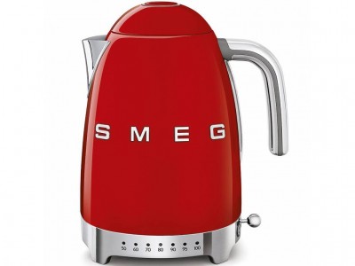 SMEG KLF04RDEU Rýchlovarná kanvica 50´s Retro Style s reguláciou teploty - červená