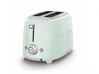 SMEG TSF01PGEU Toastovač 50´s Retro Style 2x2 - pastelová zelená