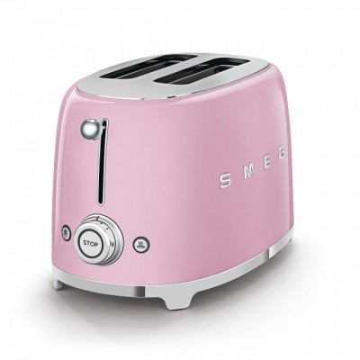 SMEG TSF01PKEU Toastovač 50´s Retro Style 2x2 - ružový