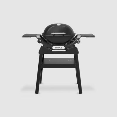 WEBER® Plynový gril Q 1200N s postrannými stolíkmi a kompaktným podstavcom