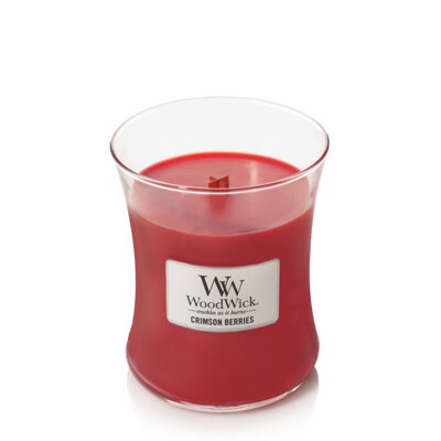 WOODWICK stredná sviečka - CRIMSON BERRIES