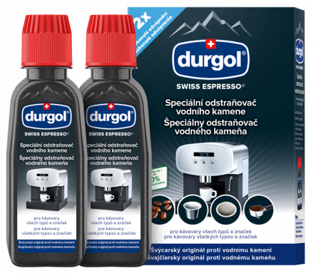 DURGOL Swiss ESPRESSO odvápňovač 2x125 ml  