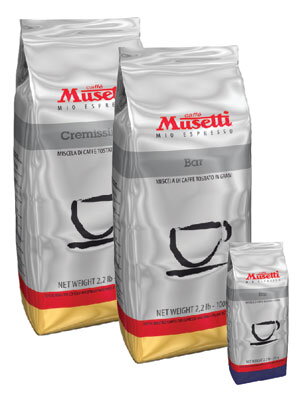 Musetti Cremissimo 73% arabika, 27% robusta 1000g