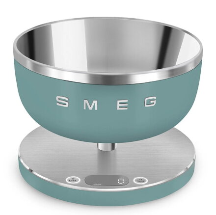 SMEG KSC01 Digitálna kuchynská váha - smaragdovo zelená