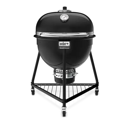 WEBER Gril na drevené uhlie Summit® Kamado E6 - čierna
