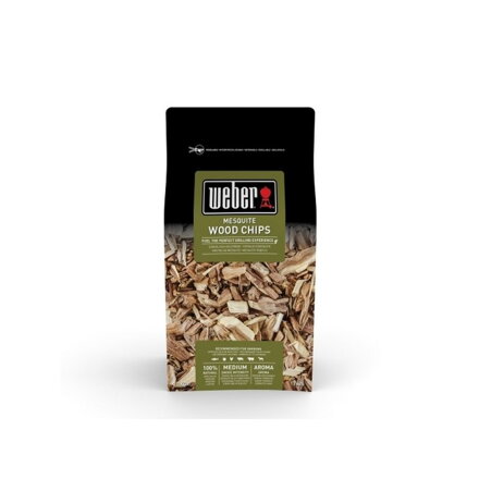 WEBER údiace lupienky, mesquite 700 gramov