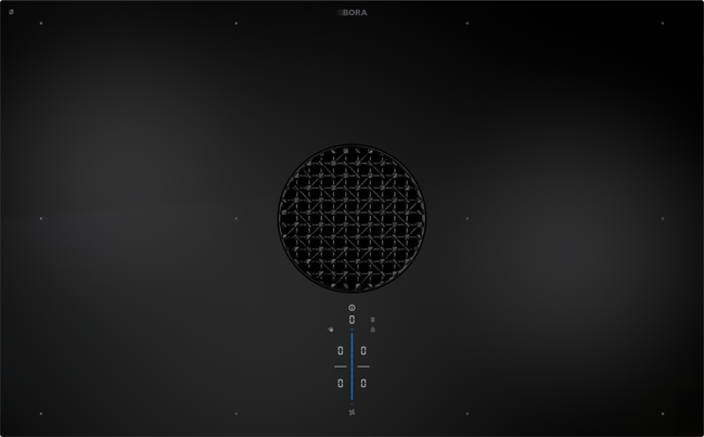 BORA X Pure PUXU celoplošná indukčná varná doska s integrovaným systémom pre odťah pár – recirkulácia