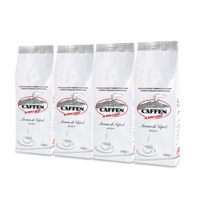 Caffen 4X 250gr. Miscela Napoli Bianca 70% Arabica zrno