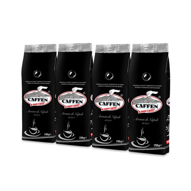 Caffen 4x 250gr.Miscela TOP Quality 100% Arabica zrno