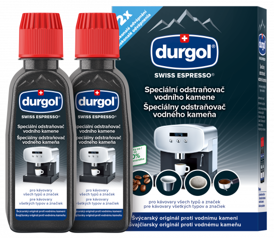 DURGOL Swiss ESPRESSO odvápňovač 2x125 ml  