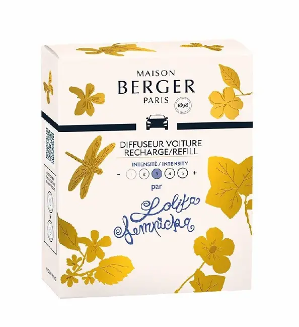 MAISON BERGER Keramická náplň vône do auta Lolita Lempicka, 2 ks
