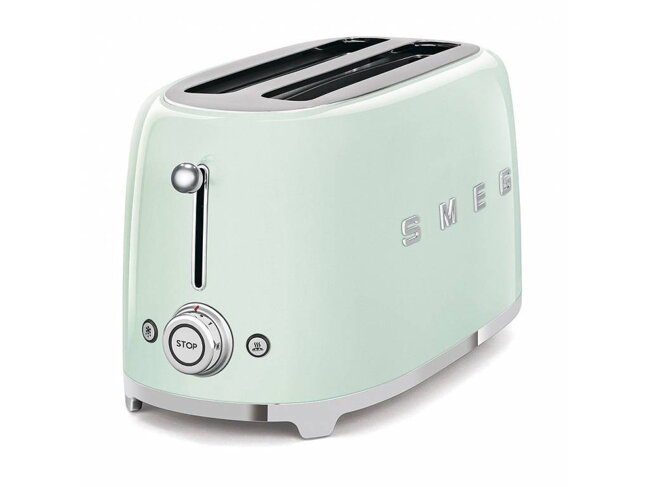 SMEG TSF02PGEU Toastovač 50´s Retro Style 4x2 pastelová zelená