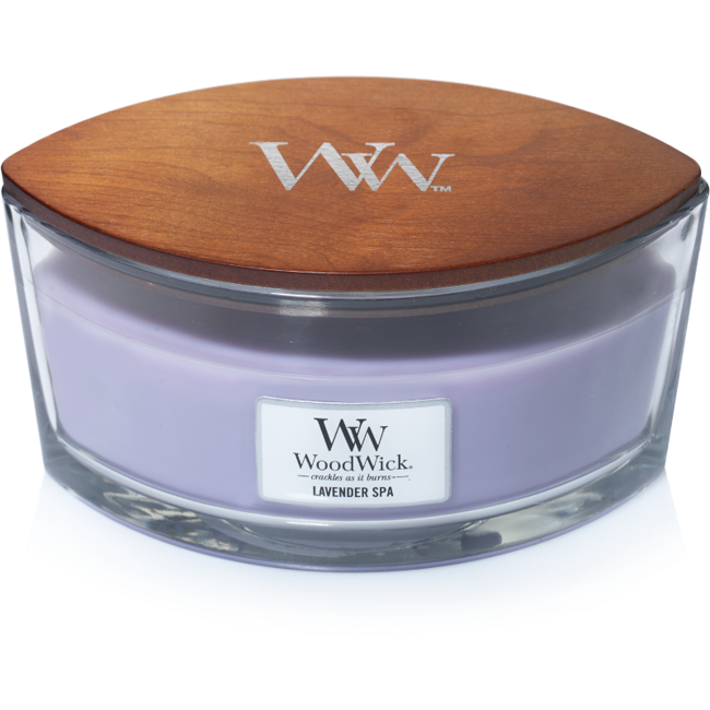 WOODWICK sviečka Ellipse - LAVENDER SPA