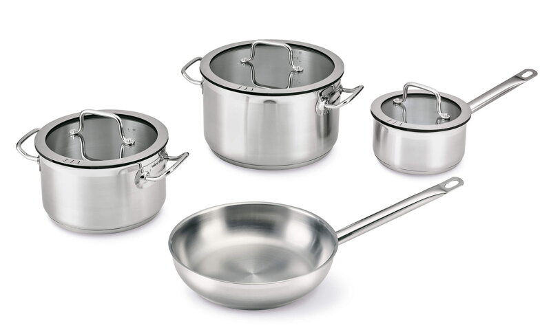 BergHOFF Hrnce Downdraft 7 dielna sada Essentials BergHOFF Hrnce Downdraft 7 dielna sada Essentials