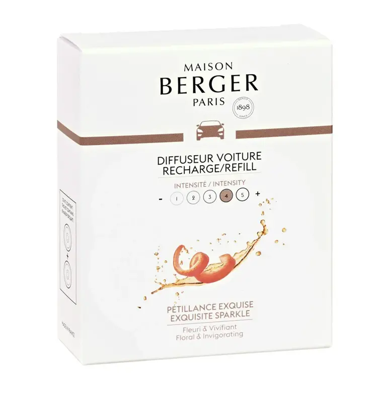 MAISON BERGER Keramická náplň vône do auta Intenzívny ligot, 2 ks MAISON BERGER Keramická náplň vône do auta Intenzívny ligot, 2 ks