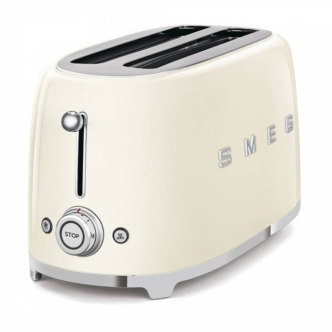 SMEG TSF02CREU Toastovač 50´s Retro Style 4x2 - krémový SMEG TSF02CREU Toastovač 50´s Retro Style 4x2 - krémový