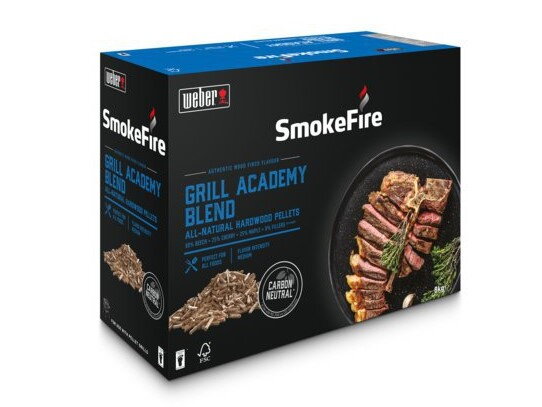 WEBER drevené prírodné pelety – Grill Academy Blend WEBER drevené prírodné pelety – Grill Academy Blend