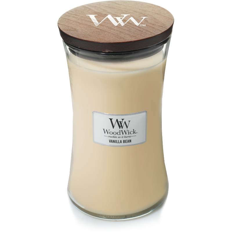 WOODWICK veľká sviečka - VANILLA BEAN WOODWICK veľká sviečka - VANILLA BEAN